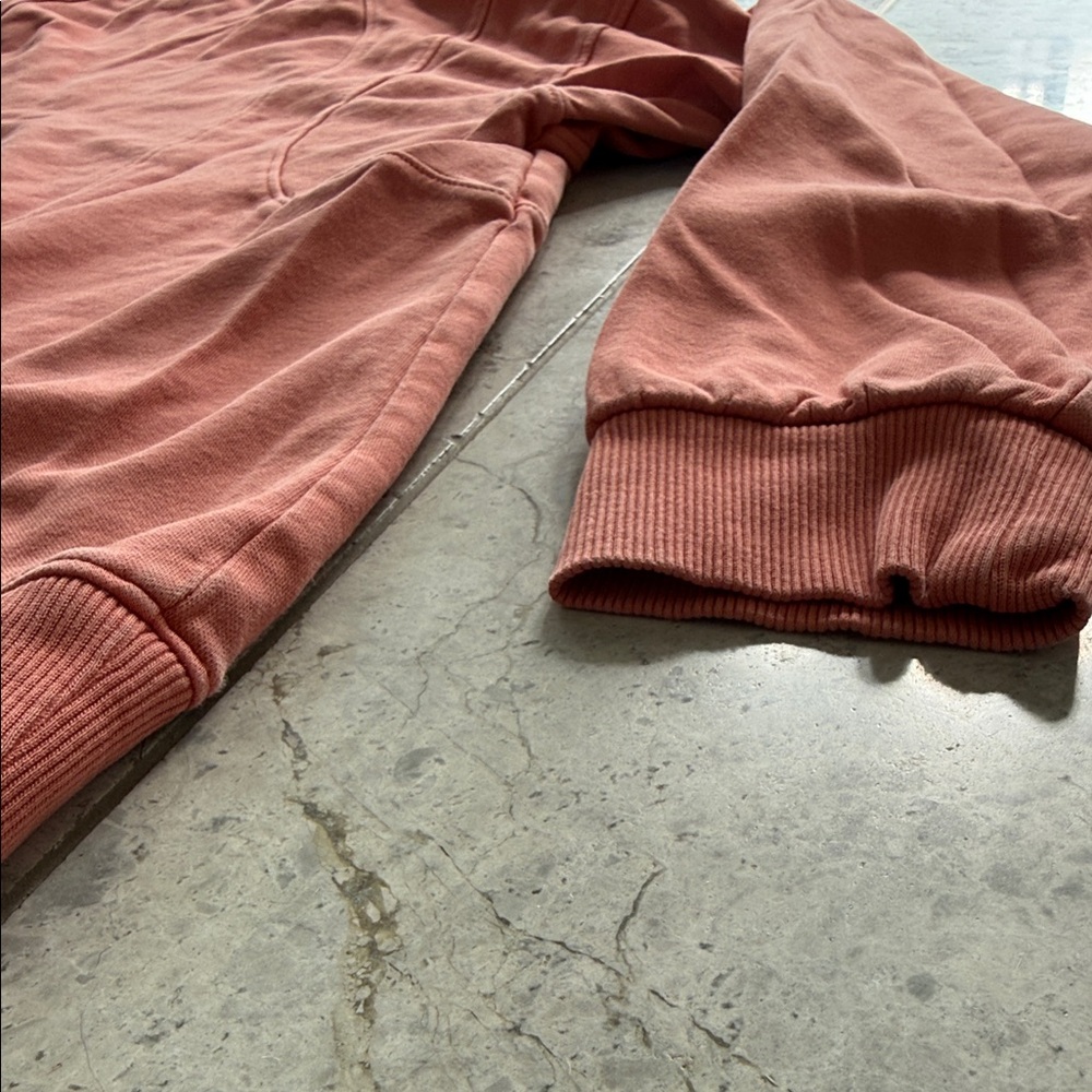 Athleta Women’s  Warm Coral V Neck Hoodie - Picture 10 of 12